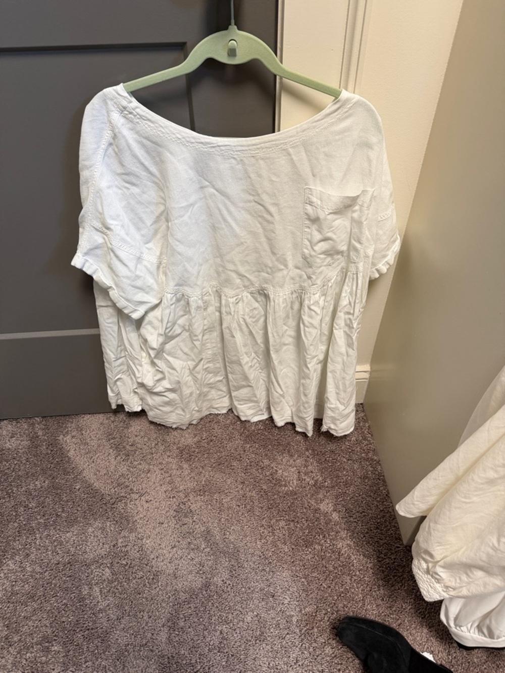 White Women's Free PeopleShort-Sleeve Top